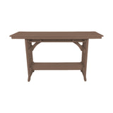 Beaver Dam Seabreak 72" Mission Rail Bar Table