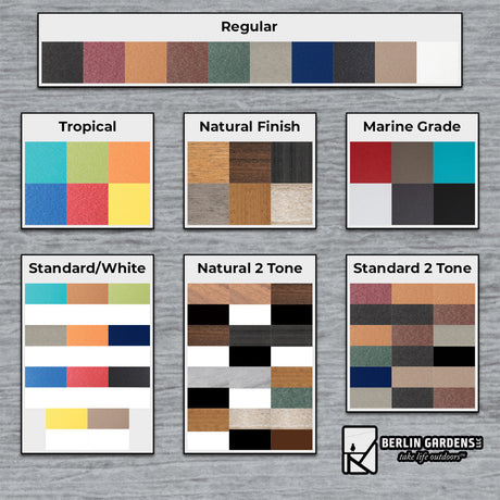 Berlin Gardens 12" x 42" Rectangular Glass Wind Guard - RGWG1242 1