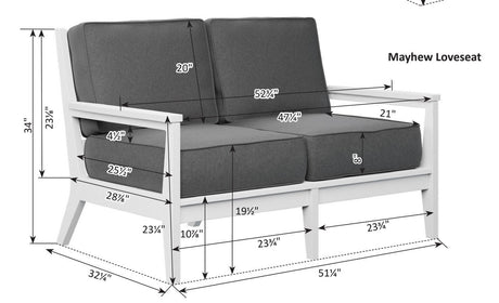 Berlin Gardens 4 Piece Mayhew Deep Seating Collection 1