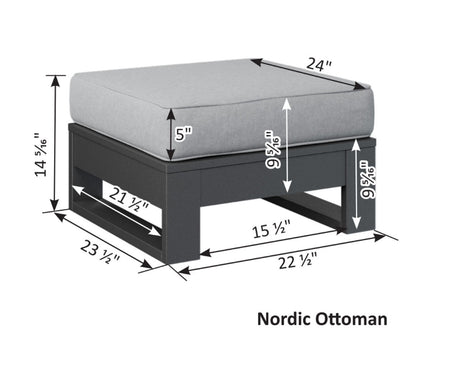 Berlin Gardens 4 Piece Nordic Deep Seating Collection 1