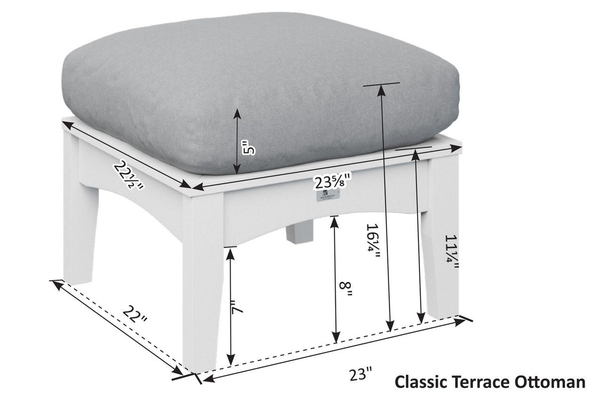 Berlin Gardens 5 Piece Classic Terrace Deep Seating Collection 3