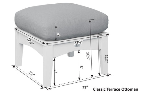 Berlin Gardens 5 Piece Classic Terrace Deep Seating Collection 3