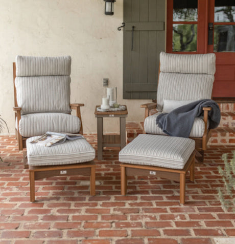 Berlin Gardens 5 Piece Classic Terrace Deep Seating Collection 