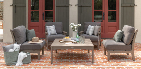 Berlin Gardens 5 Piece Classic Terrace Deep Seating Package Collection 