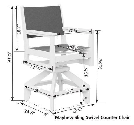 Berlin Gardens 9 Piece Garden Classic Mayhew Counter Collection 2