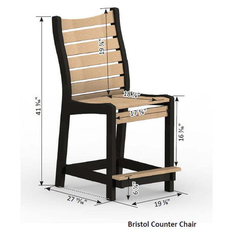 Berlin Gardens Bristol Counter Chair - BCC2041 2
