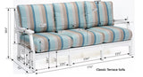 Berlin Gardens Classic Terrace Sofa - CTS8034 2