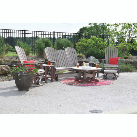 Berlin Gardens Comfo-Back Three Seat Glider w/Console - PCTG6000 3
