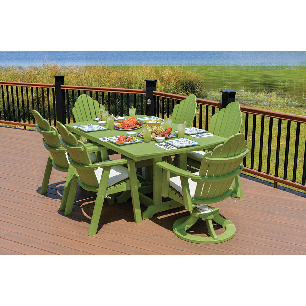 Berlin Gardens Cozi-Back Swivel Rocker Dining Chair - Thumbnail 3