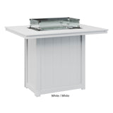 Berlin Gardens Donoma Standard Top 42" x 54" Rectangular Fire Table Bar - DRFT4254B 2