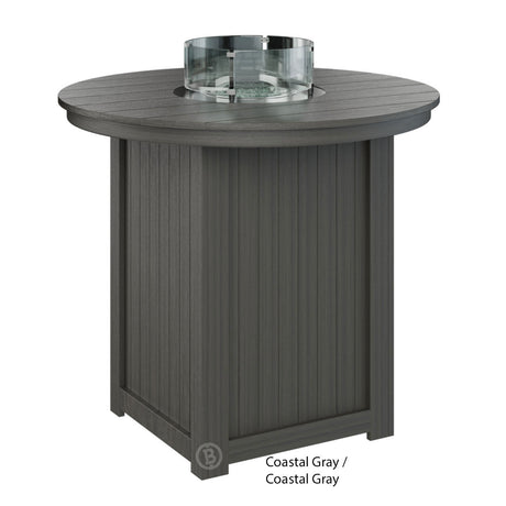 Berlin Gardens Donoma Standard Top 44" Round Fire Table Bar - DRFT3944B 8