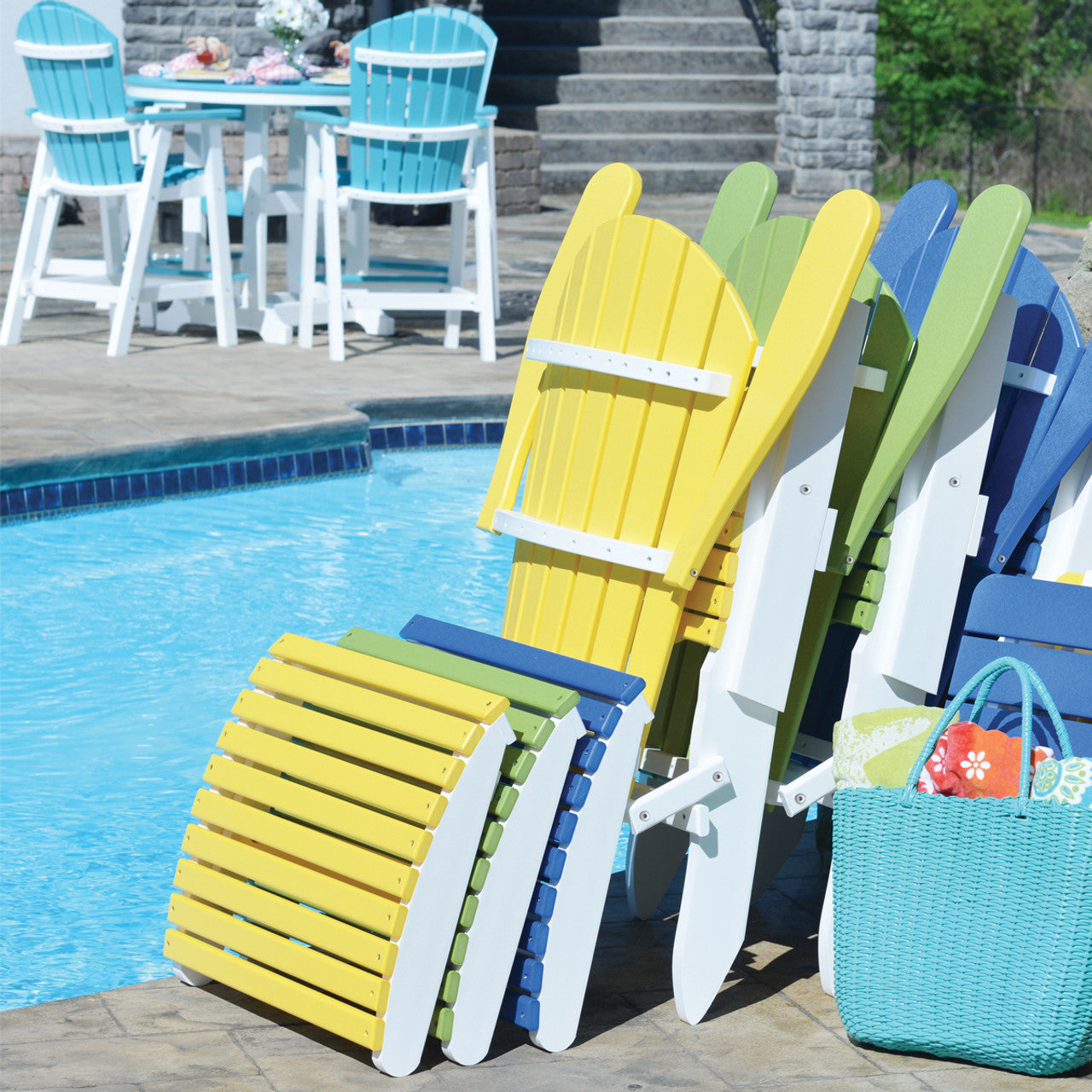 Berlin Gardens Adirondack Footstool