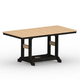 Berlin Gardens Garden Classic Hammered Top 33" x 66" Rectangular Dining Table - GCHF3366D 