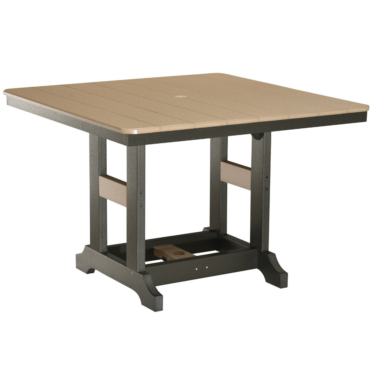 Berlin Gardens Garden Classic Hammered Top 44" Square Bar Table - GCHF0044B 