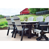 Berlin Gardens Garden Classic Standard Top 44" x 72" Rectangular Dining Table - GCIT4472D 3