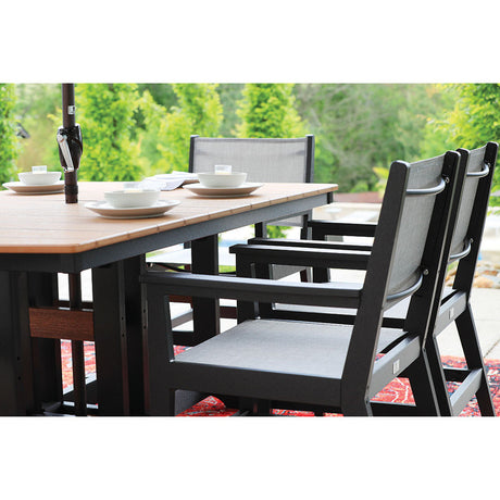 Berlin Gardens Garden Classic Standard Top 44" x 72" Rectangular Dining Table - GCIT4472D 5