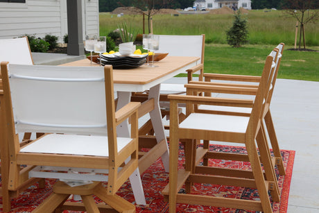 Berlin Gardens Harbor Bar Tables Standard Top 33" x 66" Rectangular Bar Table - HRT3366B 2