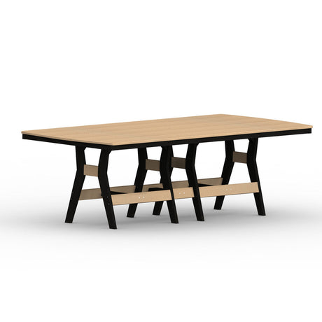 Berlin Gardens Harbor Bar Tables Standard Top 44" x 96" Rectangular Bar Table - HRT4496B 