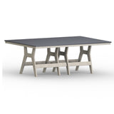 Berlin Gardens Harbor Counter Tables Hammered Top 44" x 96" Rectangular Counter Table - HHFT4496C 