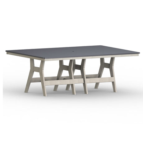 Berlin Gardens Harbor Counter Tables Hammered Top 44" x 96" Rectangular Counter Table - HHFT4496C 