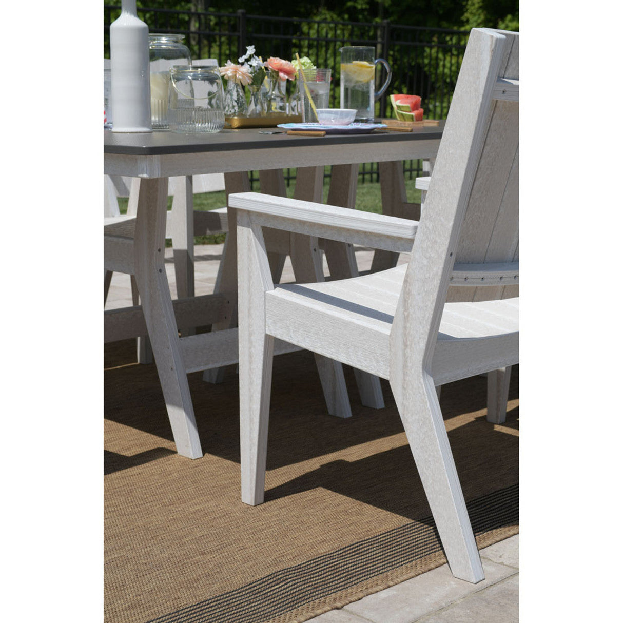 Berlin Gardens Harbor Counter Tables Standard Top 44" x 72" Rectangular Counter Table - HRT4472C 4