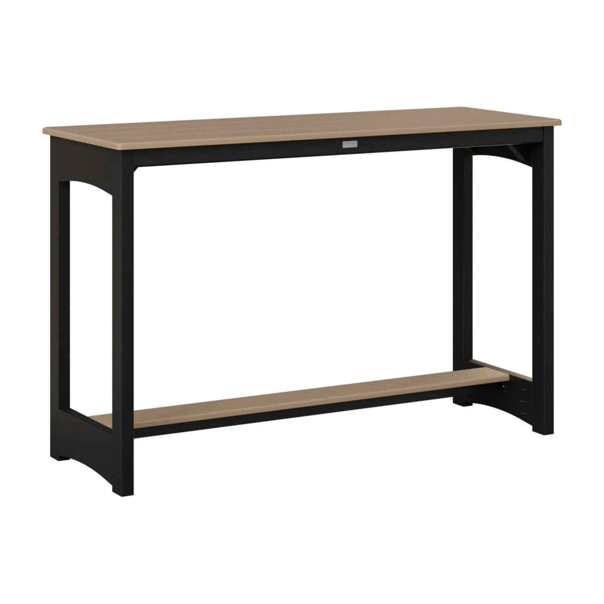 Berlin Gardens HDPE Bar Height Balcony Table with Hammered Top 