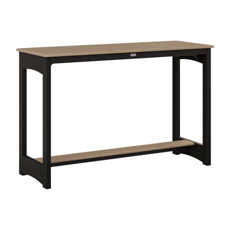 Berlin Gardens HDPE Bar Height Balcony Table with Hammered Top 