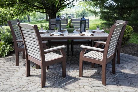 Berlin Gardens Homestead 44" x 72" Dining Table - HDT4472D 2
