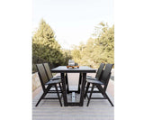 Berlin Gardens Hudson Bar Height 40" x 70" Rectangle Table with Standard Top - HRMT4070B 1