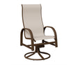 Berlin Gardens Murphy High Back Regular Sling Swivel Rocker Dining Chair - MSRDHS 