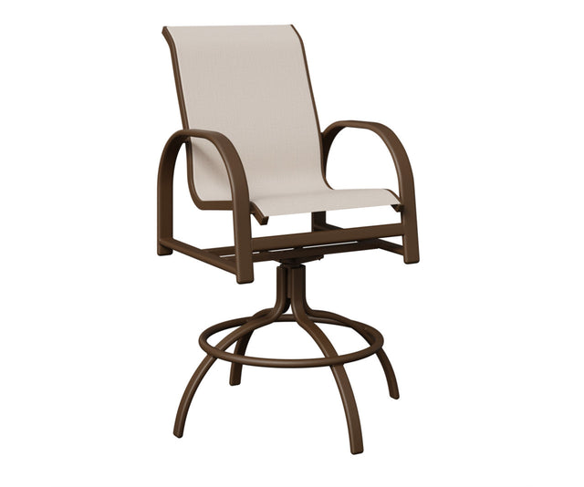 Berlin Gardens Murphy Regular Sling Swivel Bar Chair - MSBS 