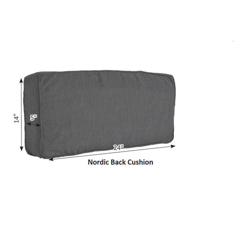 Berlin Gardens Nordic Back Cushion (Corded) - NBC1424 2