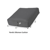 Berlin Gardens Nordic Ottoman Cushion (Corded) - NOC2324 2