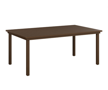Berlin Gardens Vida 44" x 73" Rectangular Aluminum Dining Table - VART4473D 