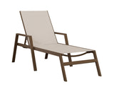 Berlin Gardens Vida Regular Sling Chaise Lounge with Arms - VCAS 