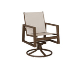 Berlin Gardens Vida Regular Sling Swivel Rocker Dining Chair - VSRDS 