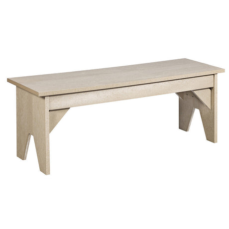 C. R. Plastics 4 ft Basic Bench - DISCONTINUED - B02 
