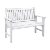 C. R. Plastics 4 ft Garden Bench - B01 3