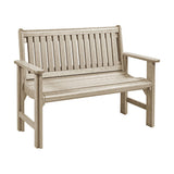 C. R. Plastics 4 ft Garden Bench - B01 
