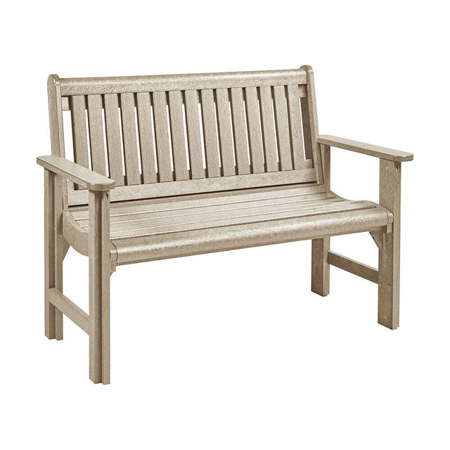 C. R. Plastics 4 ft Garden Bench - B01 