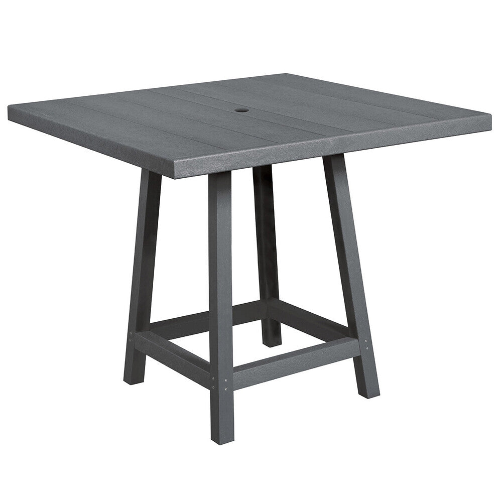 C. R. Plastics 40" Square Premium Pub Table - TB23-TT13 3