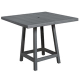 C. R. Plastics 40" Square Premium Pub Table - TB23-TT13 3