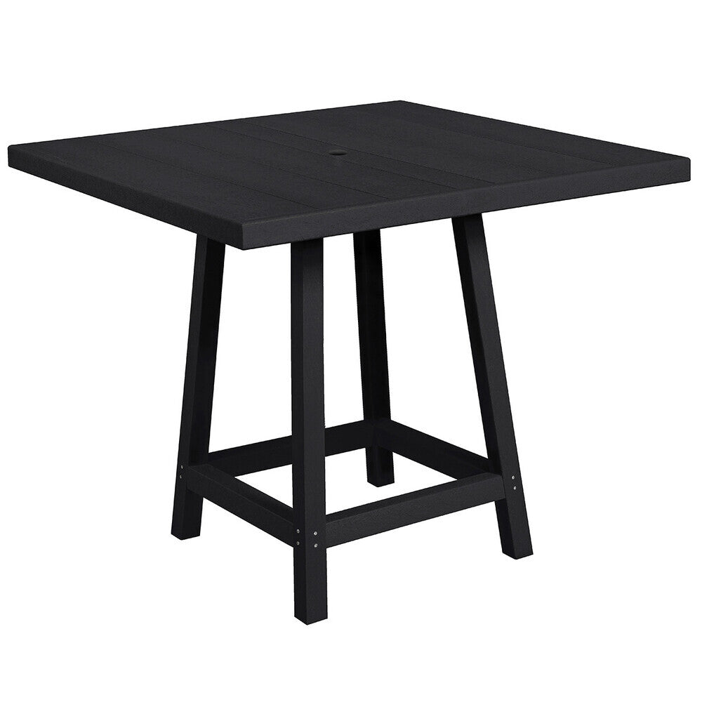 C. R. Plastics 40" Square Premium Pub Table - TB23-TT13 5