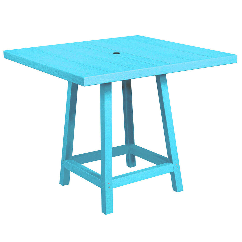 C. R. Plastics 40" Square Premium Pub Table - TB23-TT13 8