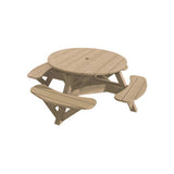 C. R. Plastics 51" Round Picnic Table - T50 