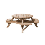 C. R. Plastics 51" Round Picnic Table with Wheelchair Access - T50WC 