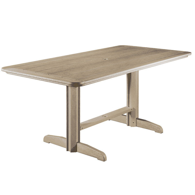 C. R. Plastics 72" Rect Dining Table w/Base - T11 