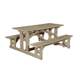 C. R. Plastics 72" Rect Picnic Table - T52 