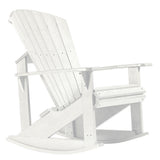 C. R. Plastics Adirondack Rocker, White - LIQUIDATION - C04-LIQ-WHITE 