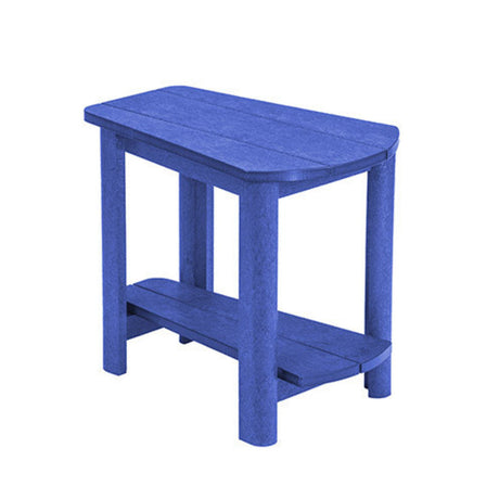 C. R. Plastics Adirondack Side Table, Blue - LIQUIDATION - T04-LIQ-BLUE 